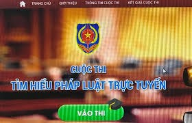 Thể lệ cuộc thi Tìm hiểu pháp luật trực tuyến